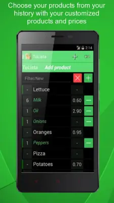 TuLista android App screenshot 2